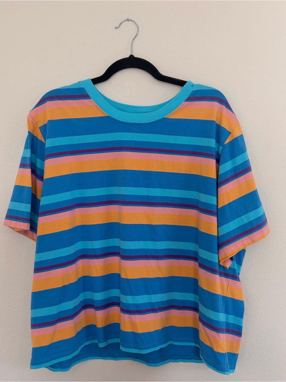 Mokuyobi Striped Crop T-Shirt